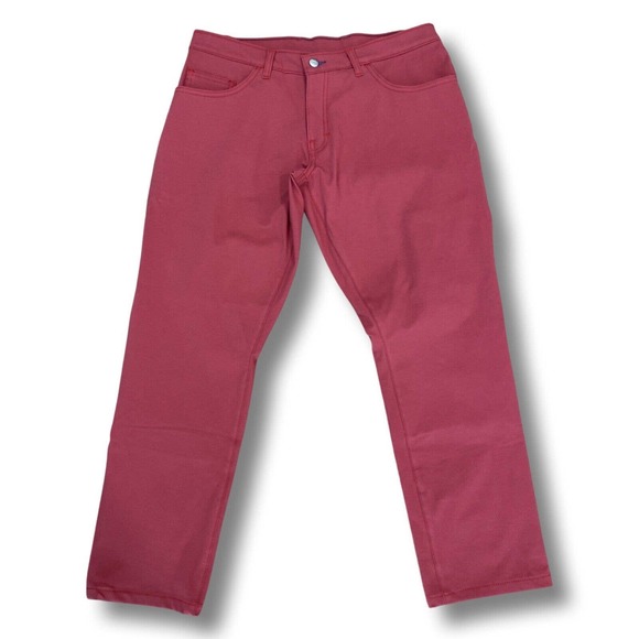 Blue Delta Jeans Women’s 34x27 Red Stretch Handmade Custom RAW Denim USA $450 - Picture 1 of 9